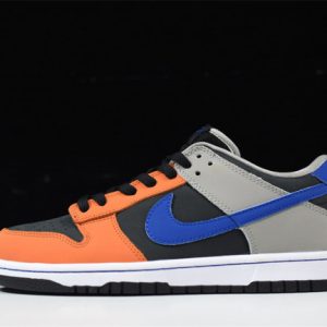 Nike Sb Dunk Low Prm Orange Blue Grey Shoes 854866-025