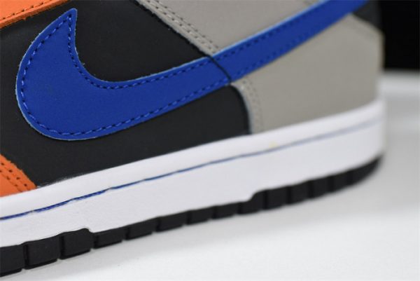 Nike Sb Dunk Low Prm Orange Blue Grey Shoes 854866-025