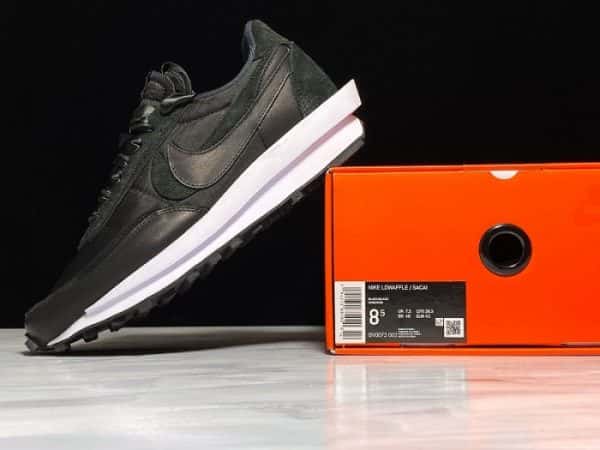 Sacai Nike Ldv Waffle Black Nylon Bv0073-002