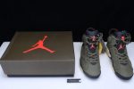 Travis Scott Air Jordan 6 Medium Olive Cactus Jack Cn1084-200