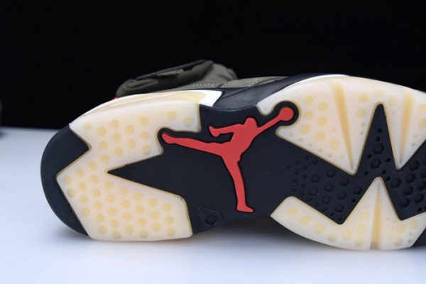 Travis Scott Air Jordan 6 Medium Olive Cactus Jack Cn1084-200