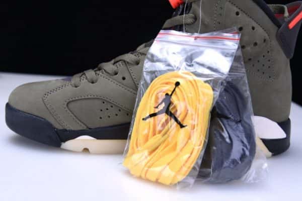Travis Scott Air Jordan 6 Medium Olive Cactus Jack Cn1084-200