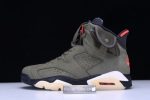 Travis Scott Air Jordan 6 Medium Olive Cactus Jack Cn1084-200