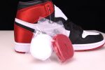 Air Jordan 1 Satin Black Toe Cd0461-016