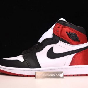 Air Jordan 1 Satin Black Toe Cd0461-016