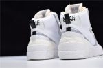 Sacai X Blazer Mid White Grey Bv0072-100