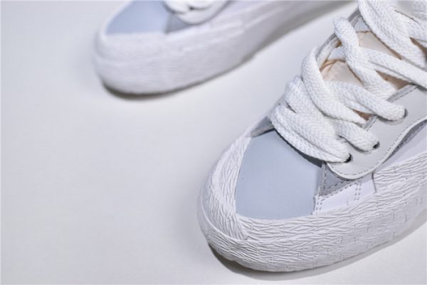 Sacai X Blazer Mid White Grey Bv0072-100