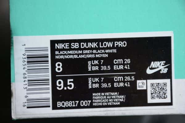 Nike Sb Dunk Low J-Pack Shadow Bq6817-007