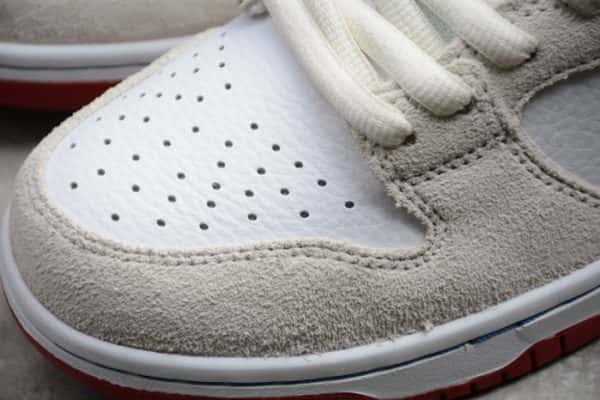 Nike Sb Dunk High Sail Bright Crimson Cv9499-100