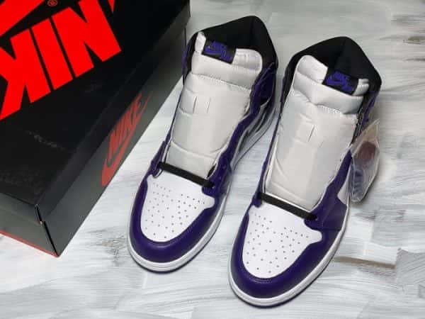 Air Jordan 1 Aj1 Court Purple White 555088-500