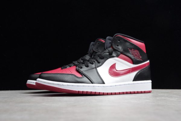 Air Jordan 1 Mid Bred Toe 554724-066