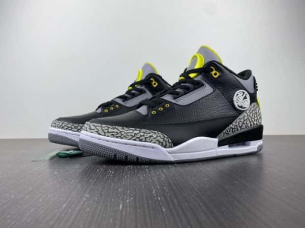 Air Jordan 3 Retro Oregon Ducks Pit Crew H011-Mnjdls-594-282240