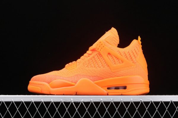 Air Jordan 4 Flyknit Orange Aq3559-800
