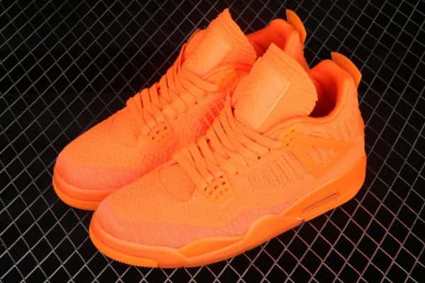 Air Jordan 4 Flyknit Orange Aq3559-800