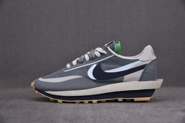 Nike Ld Waffle Sacai Clot Kiss Of Death 2 Cool Grey Dh3114-001