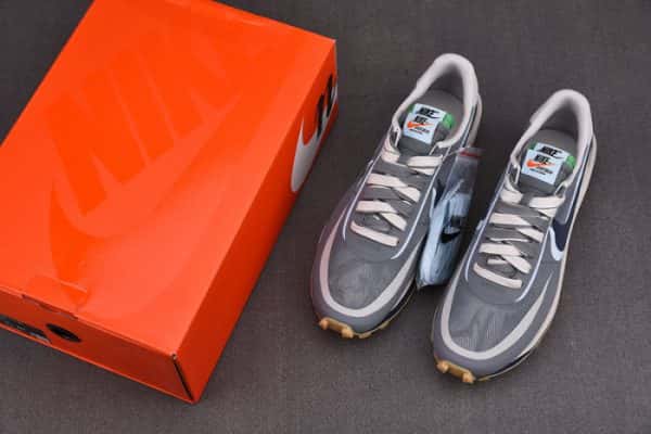 Nike Ld Waffle Sacai Clot Kiss Of Death 2 Cool Grey Dh3114-001