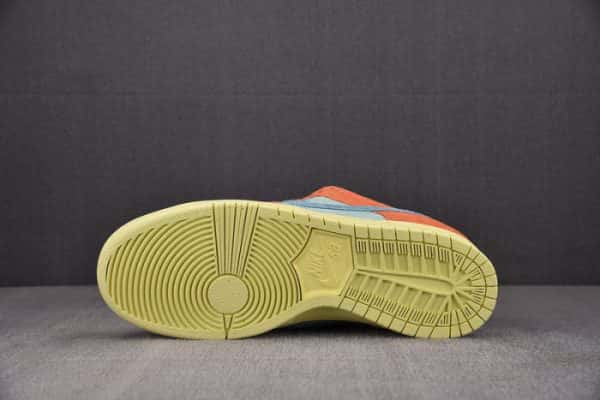 Nike Sb Dunk Low Orange Noise Aqua Dv5429-800