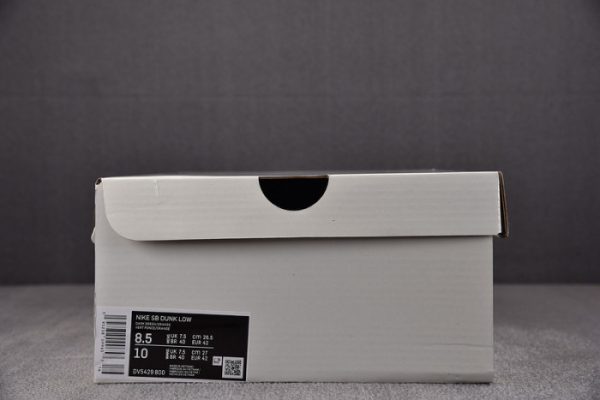 Nike Sb Dunk Low Orange Noise Aqua Dv5429-800