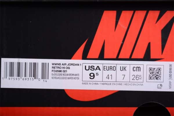 Air Jordan 1 High Og ¡°Latte¡± Fd2596-021