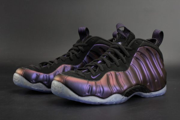 Nike Air Foamposite One ¡°Eggplant¡± Black/ Varsity Purple Mens 314996-008