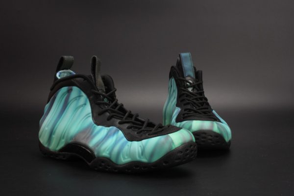 Nike Air Foamposite One ¡°N0*Hern Lights¡± Black/Green Mens 840559-001