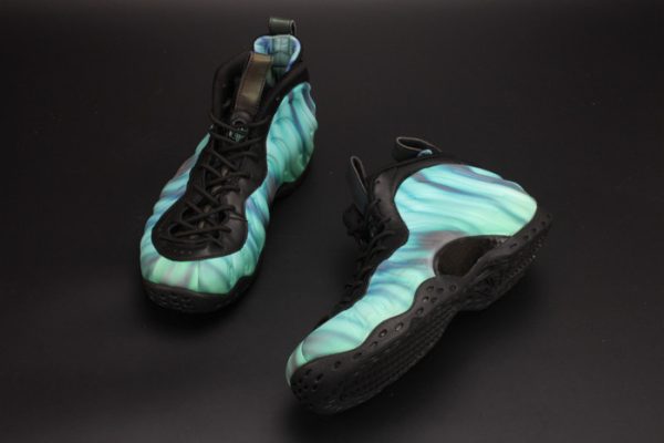 Nike Air Foamposite One ¡°N0*Hern Lights¡± Black/Green Mens 840559-001