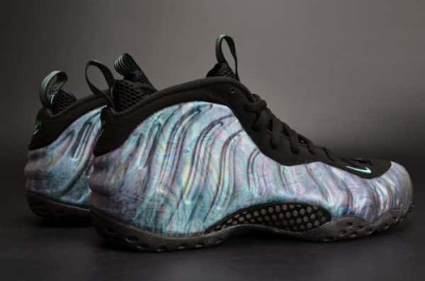 Nike Air Foamposite One Prm ¡°Abalone¡± Black/Aurora Green Mens 575420-009