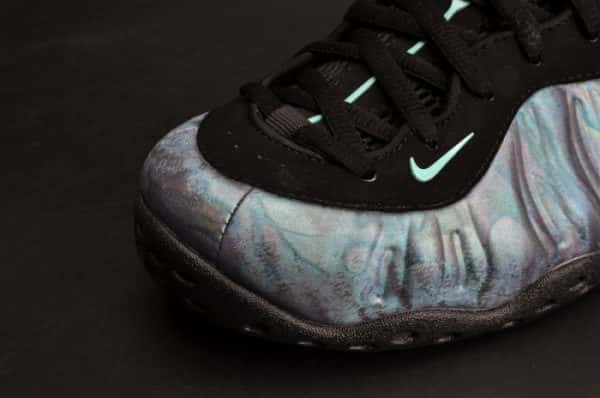 Nike Air Foamposite One Prm ¡°Abalone¡± Black/Aurora Green Mens 575420-009