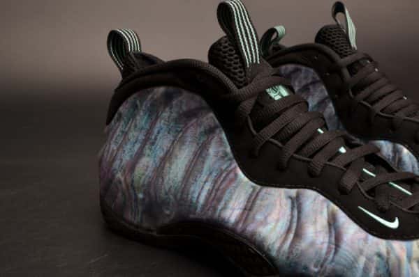 Nike Air Foamposite One Prm ¡°Abalone¡± Black/Aurora Green Mens 575420-009
