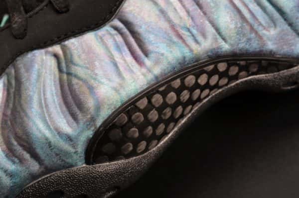 Nike Air Foamposite One Prm ¡°Abalone¡± Black/Aurora Green Mens 575420-009