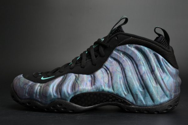 Nike Air Foamposite One Prm ¡°Abalone¡± Black/Aurora Green Mens 575420-009