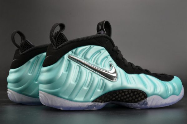 Nike Air Foamposite Pro ¡°Island Green¡± Metallic Platinum Mens 624041-303