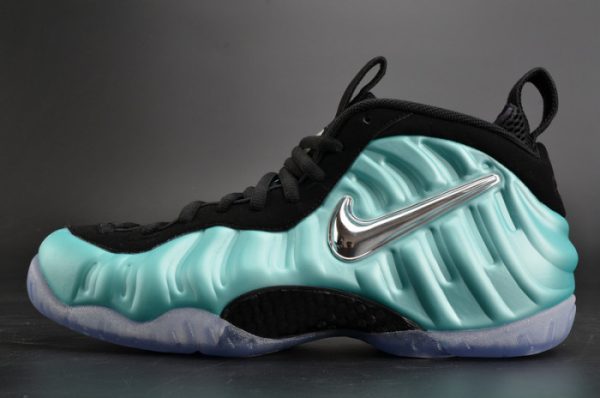 Nike Air Foamposite Pro ¡°Island Green¡± Metallic Platinum Mens 624041-303