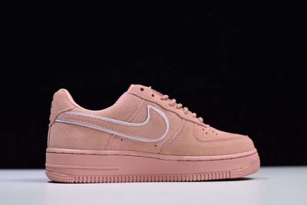 Nike Air Force 1 07 Suede Women Lifestyle Shoe Pink Aa1117-601