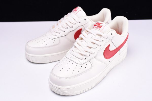 Nike Air Force 1 ''07 White Sport Red New Shoes 315122-126