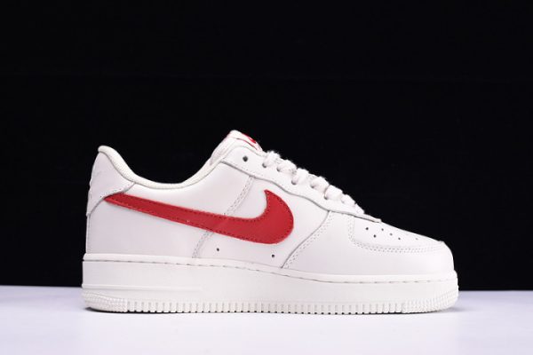 Nike Air Force 1 ''07 White Sport Red New Shoes 315122-126