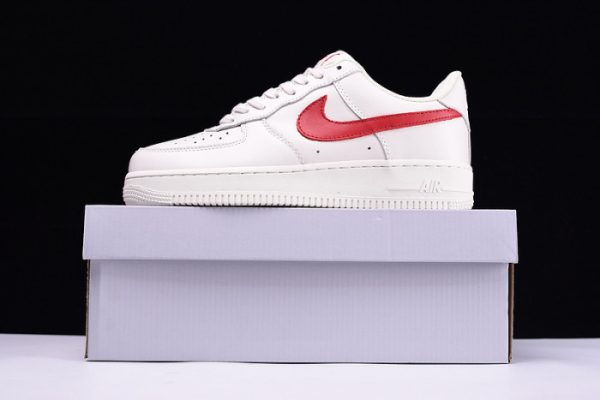 Nike Air Force 1 ''07 White Sport Red New Shoes 315122-126