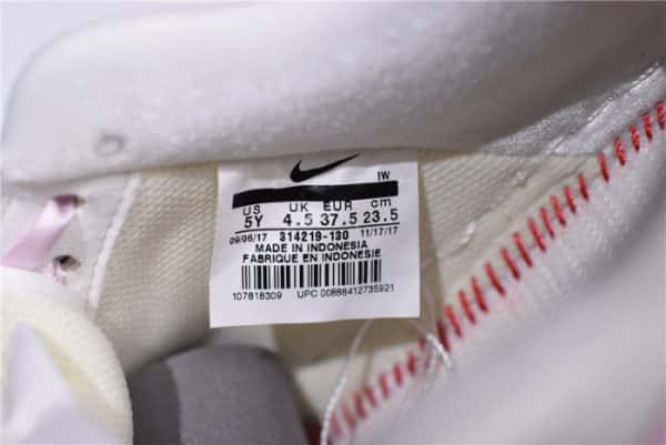 Nike Air Force One 1 Low Sail Artic Pink Satin Gs Womens 314219-130