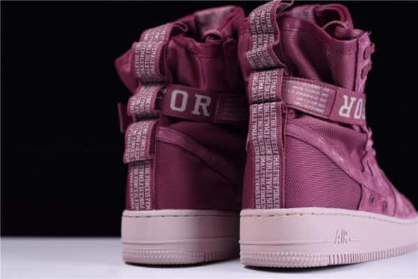 Nike Sf Air Force 1 One Fif Vintage Wine Particle Rose Aj1700-600
