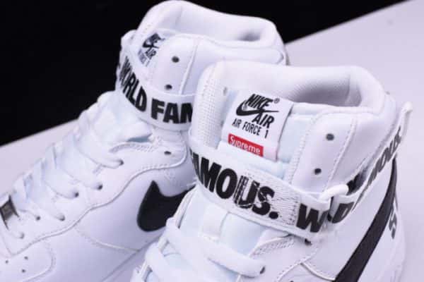 Nike S*P*E Air Force 1 One High White World Famous 698696-100