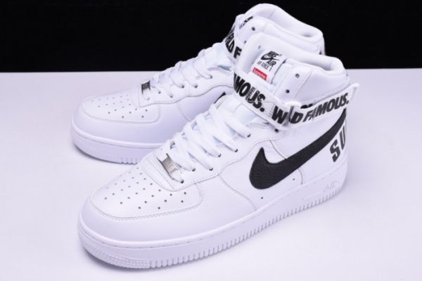 Nike S*P*E Air Force 1 One High White World Famous 698696-100