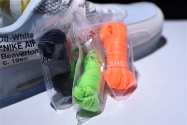 Ofw X Nike Air Max 90 Sail Muslin Virgil Abloh Aa7293-100