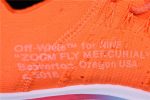 Nike X Ofw Zoom Fly Mercurial Flyknit Total Orange Ao2115-800