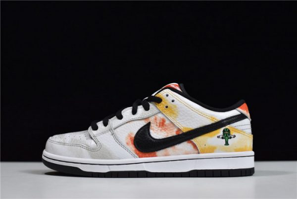 Nike Sb Dunk Low Raygun Tie-Dye White Bq6832-101