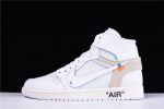 Ofw Air Jordan 1 Retro High White Aq0818-100