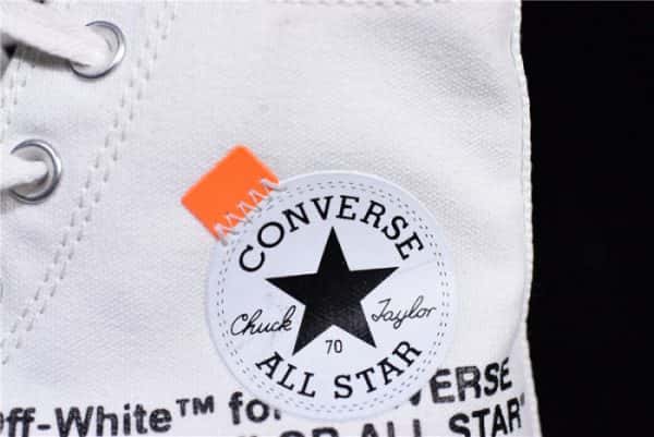 OFW X Chuck 70 White Converse - 163862C