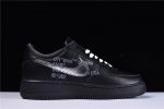 Ofw X Nike Air Force 1 07 Low Black Av5210-001