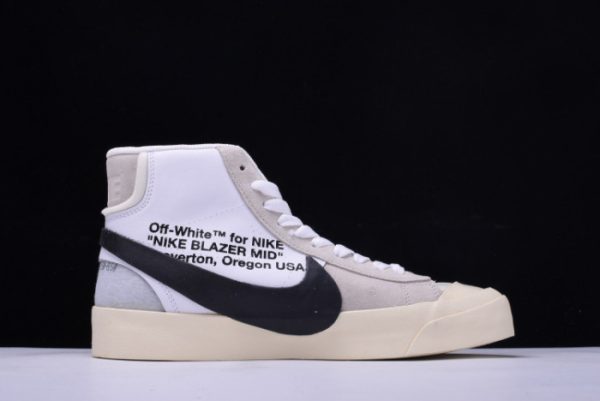 Ofw X Nike Blazer Mid The Ten 10 Virgil Abloh Aa3832-100