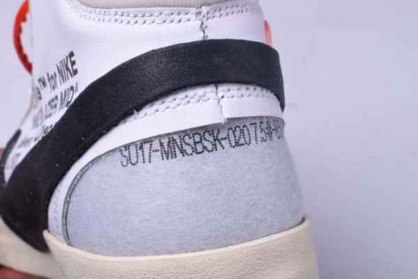 Ofw X Nike Blazer Mid The Ten 10 Virgil Abloh Aa3832-100