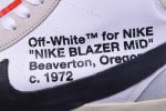 Ofw X Nike Blazer Mid The Ten 10 Virgil Abloh Aa3832-100